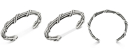 Peter Thomas Roth Overlap Cuff Bangle Bracelet in Sterling Silver